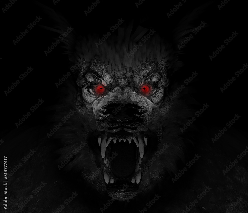 red eyed werewolf