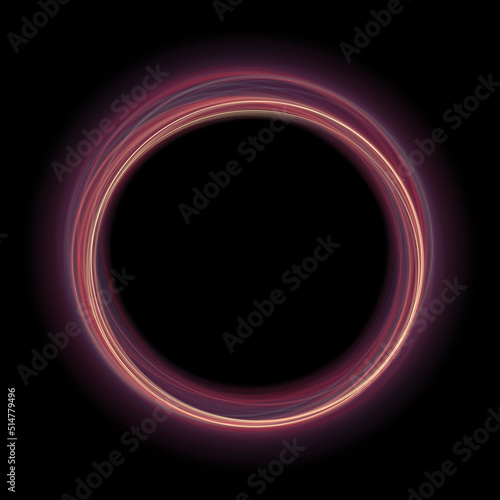 Purple circle ring line frame background. Use photoshop layer mode lighten, screen, linear dodge (add) to remove the background