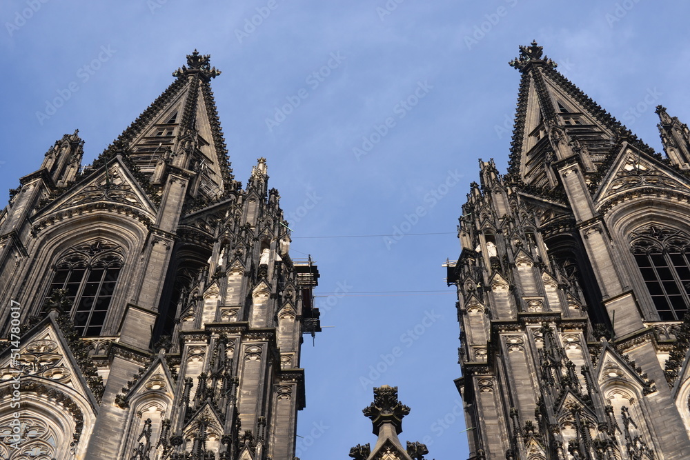 cologne cathedral the largest cathedral in germany with two towers