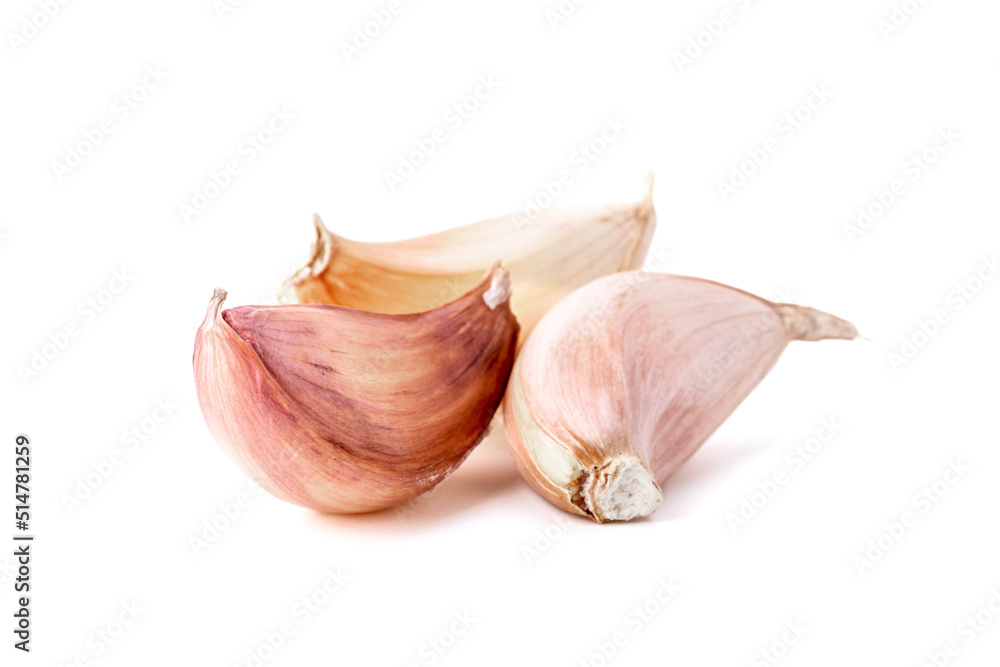 Obraz premium Garlic Asian condiment for Asian food isolated on white background