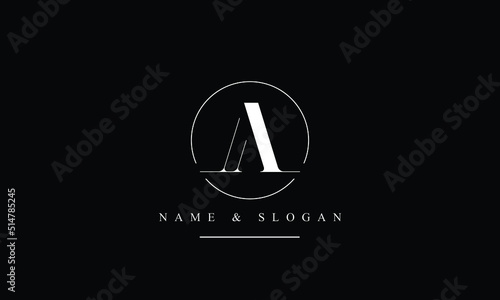 AA, A abstract letters logo monogram