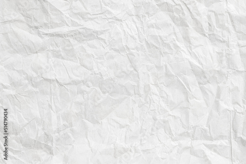 White paper crumpled wrinkled sheet texture background
