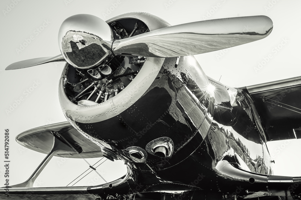 propeller of an historical aircraft