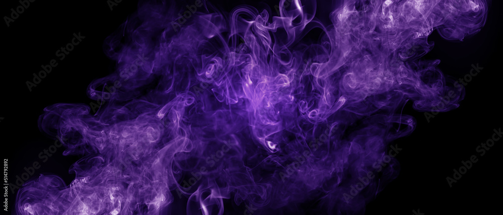 Purple smoke