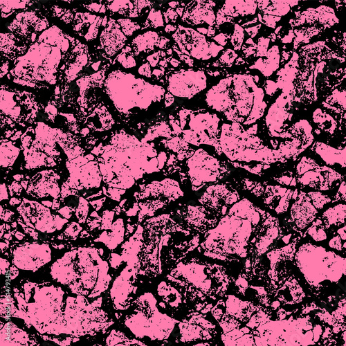 abstract seamless pattern for textiles, wrapping paper and more. print with geometric elements and cracked relief