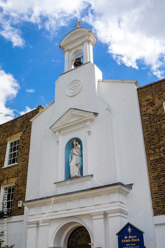 Catholic Church of St. Mary in Hampstead, London, UK