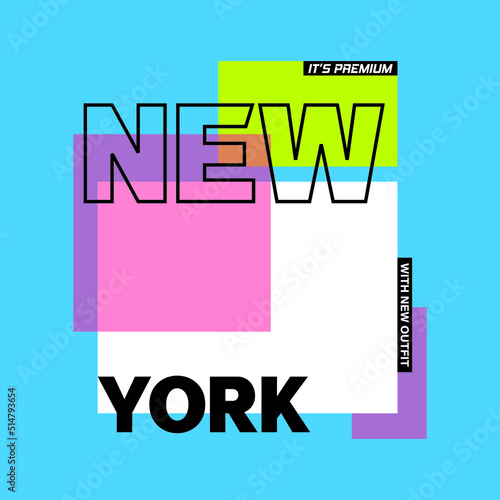 it's premium, new York, typography