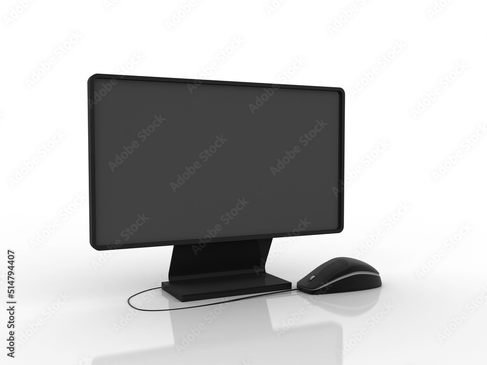 3d rendering computer connected mouse
3d rendering computer connected mouse