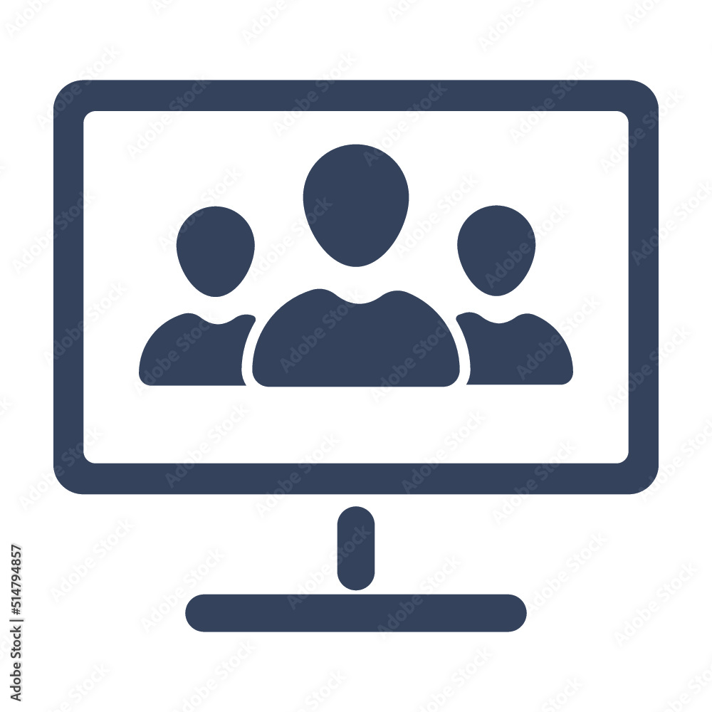 Computer, group, people, permissions, profiles, users icon Computer, group, people, permissions, profiles, users icon