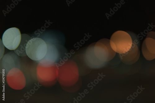 Blurred bokeh of light and illumination for abstract background. © Kenstocker