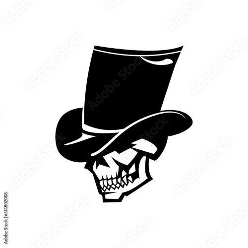 skull and hat