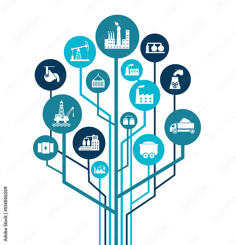 heavy industry icon concept – engineering, oil and construction industry – vector illustration EPS 10 heavy industry icon concept – engineering, oil and construction industry – vector illustration EPS 10
