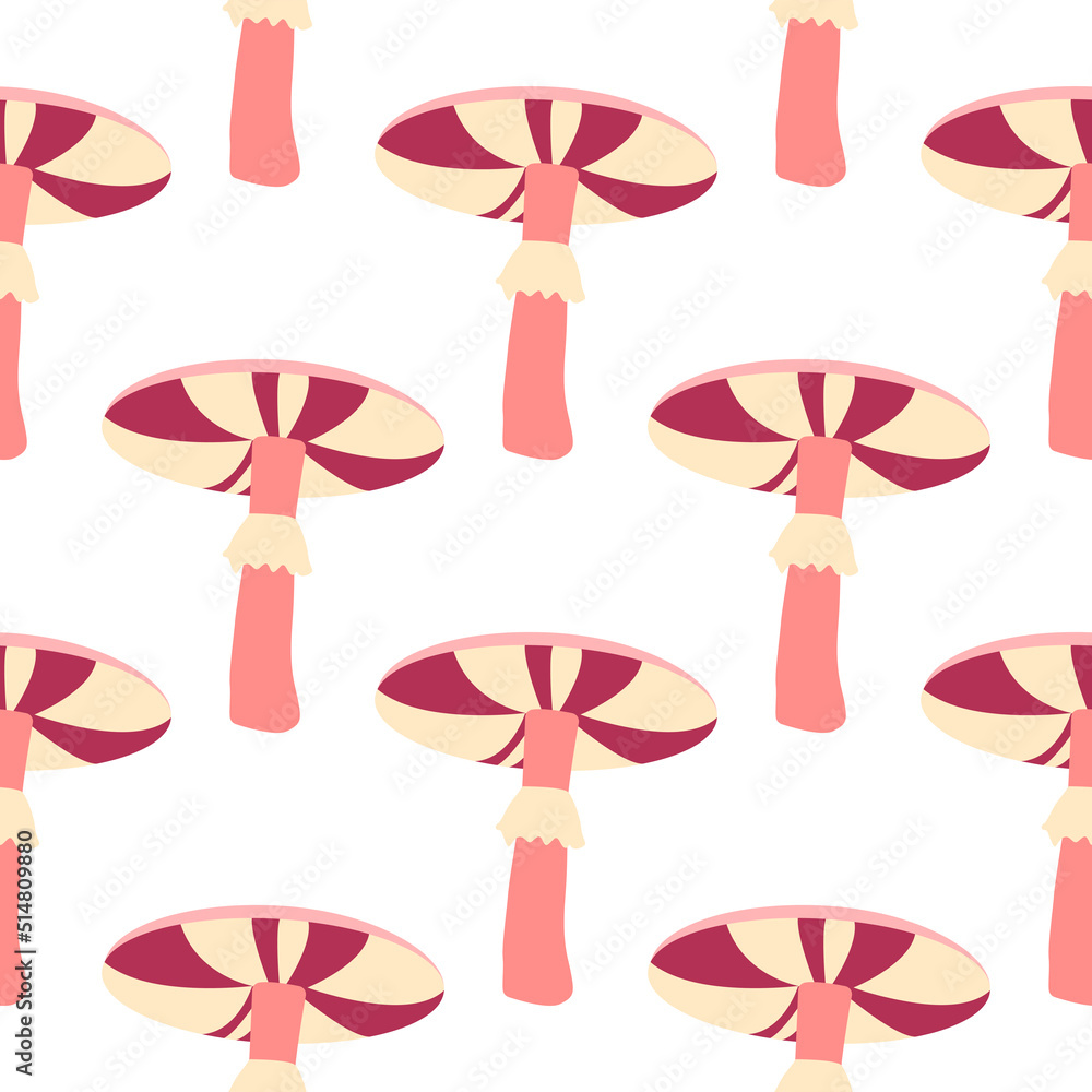 Magic mushrooms seamless pattern. Psychedelic hallucination. 60s hippie colorful art. Vintage psychedelic textile, fabric, wrapping, wallpaper. Magic mushrooms seamless pattern. Psychedelic hallucination. 60s hippie colorful art. Vintage psychedelic textile, fabric, wrapping, wallpaper.