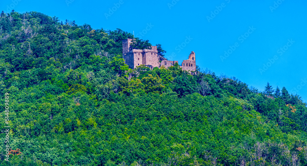 Castle Hohenbaden old ruin. Baden Baden, Baden Wuerttemberg, Germany. Castle Hohenbaden old ruin. Baden Baden, Baden Wuerttemberg, Germany.