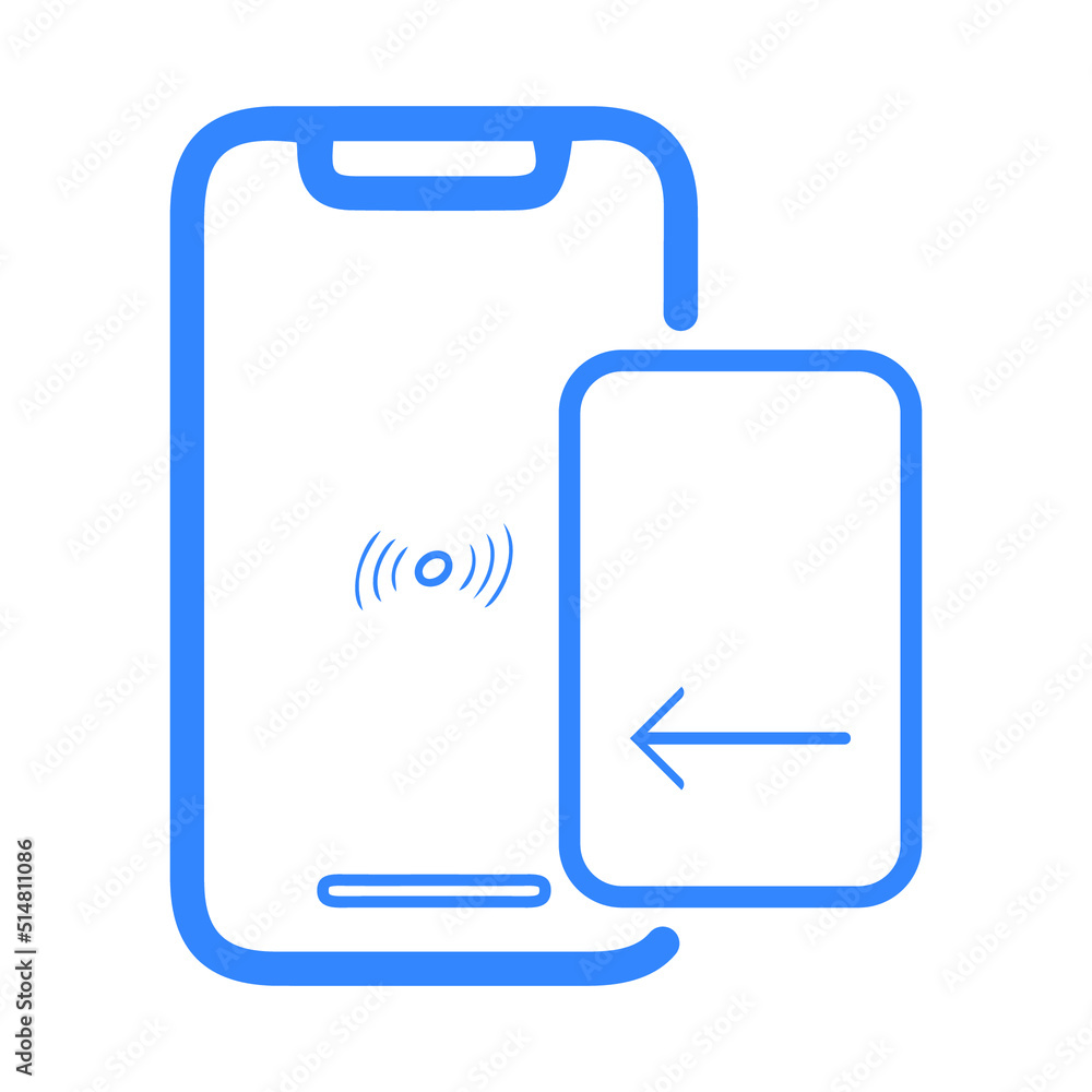 Cashless or contactless payment icon Cashless or contactless payment icon