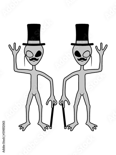 Team Gentlemen Alien Freunde 
