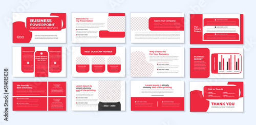 Business presentation PowerPoint template with ppt proposal slides design