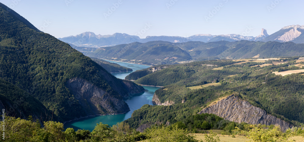 Fototapeta premium Barrage de Monteynard-Avignonet