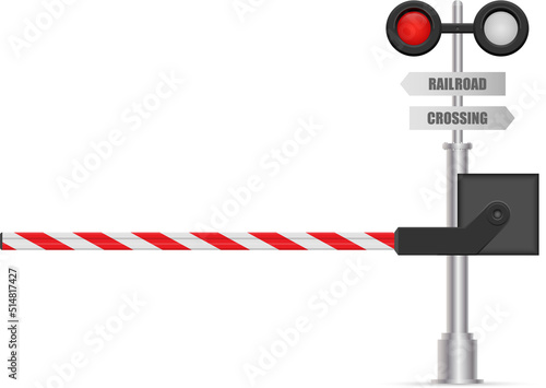 Railway barrier clip art
