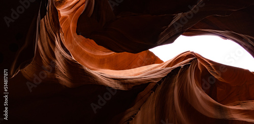 Billede på lærred Antelope Canyon, Arizona, stunning natural sandstone cave located on Navajo land