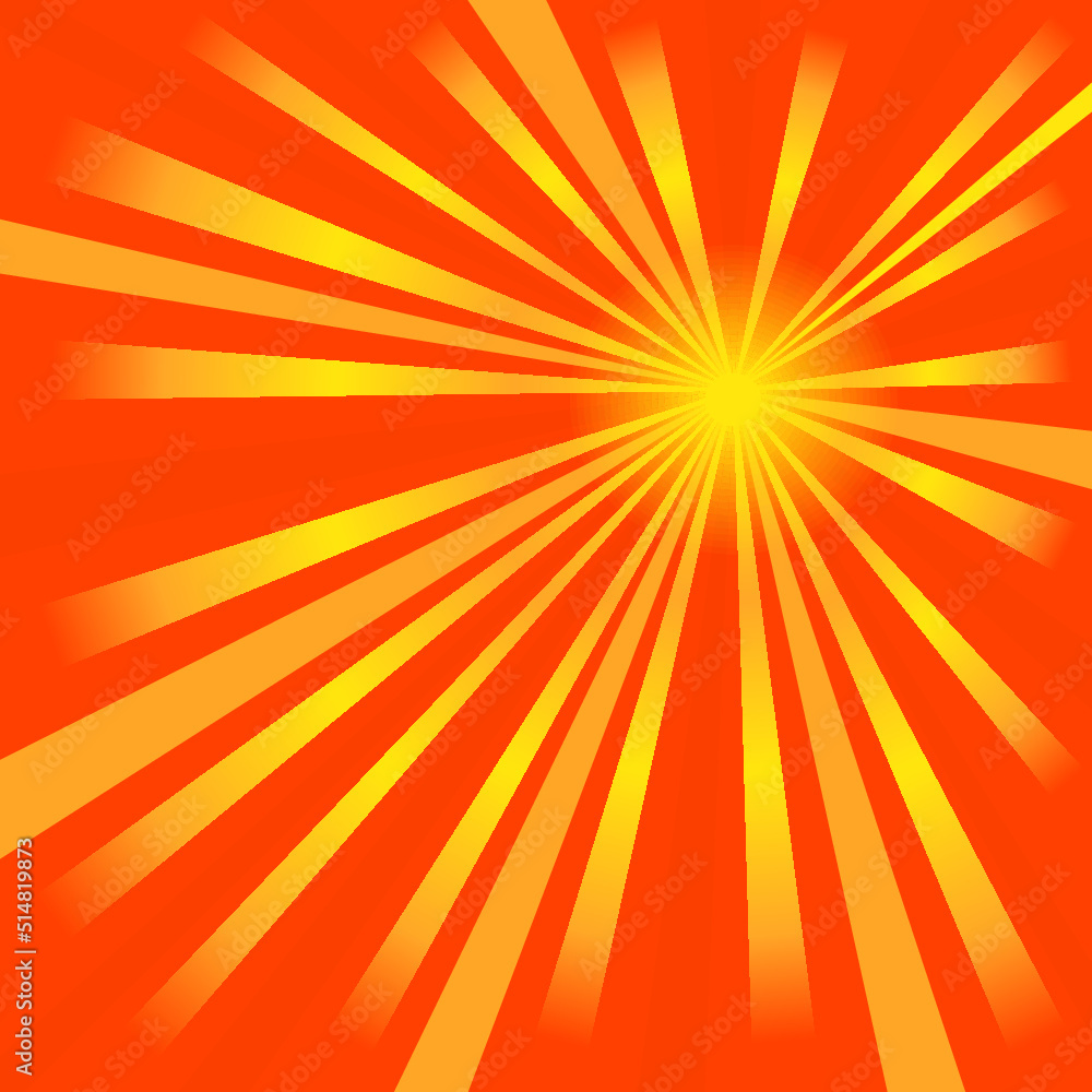 Beautiful background show light sun. Orange sun rays background Beautiful background show light sun. Orange sun rays background