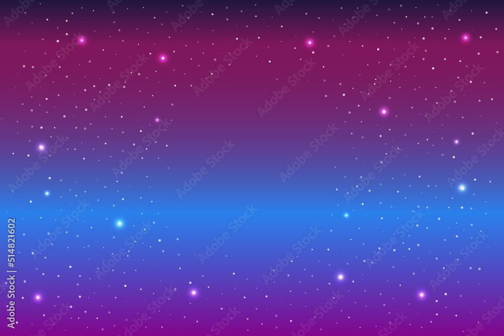 Fototapeta premium Abstract dust particles stars in the sky background