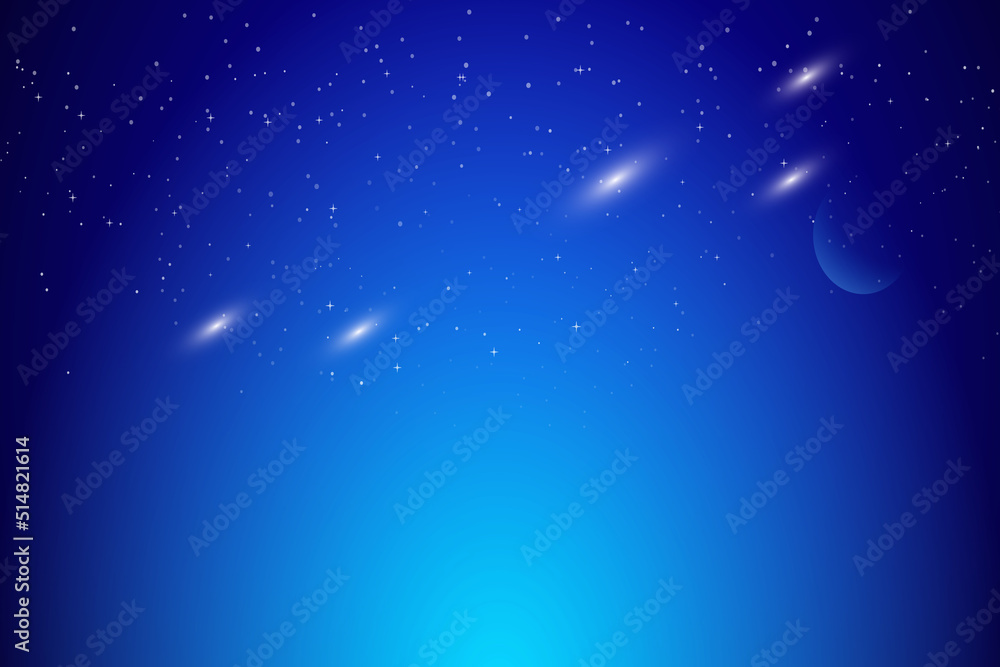 Fototapeta premium Abstract dust particles stars in the sky background