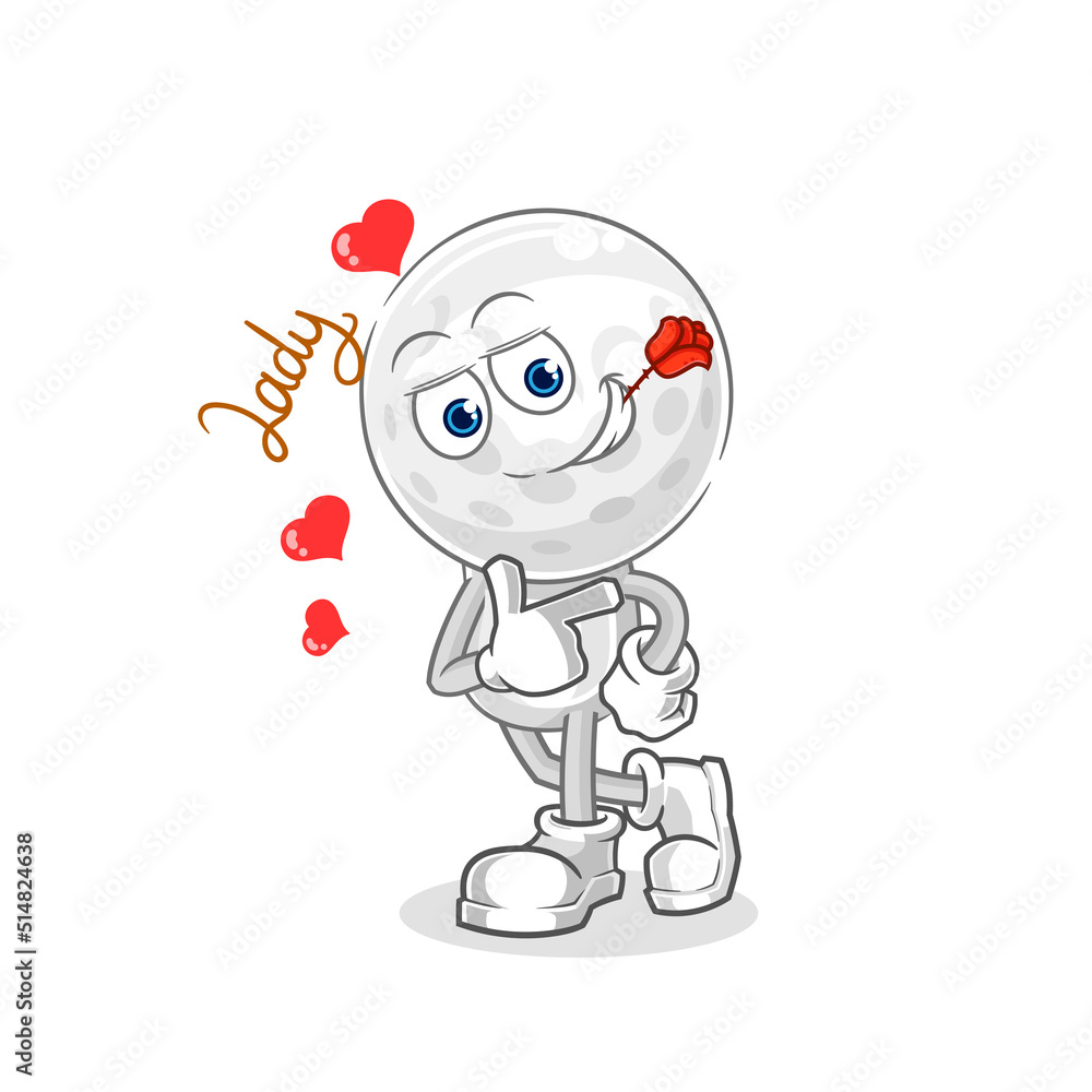 golf head zombie character.mascot vector golf head zombie character.mascot vector
