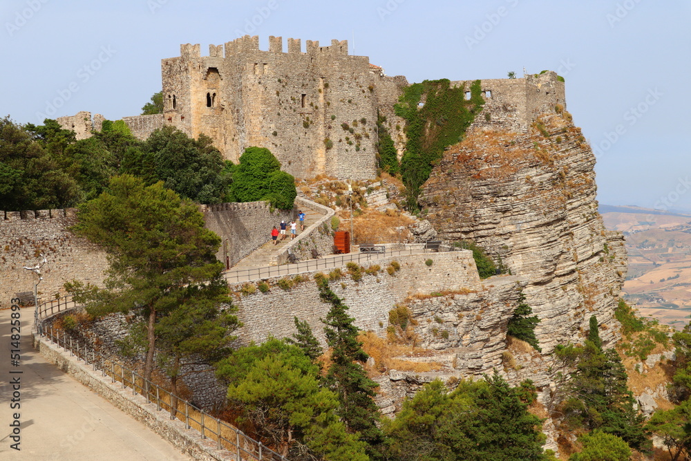 Erice, Sicily (Italy): Venus Castle (Castello di Venere), medieval Norman castle