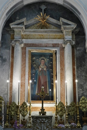 Ischia - Tavola trecentesca della Madonna della Libera nella cattedrale