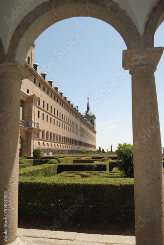 courtyard of the monastery of El Escorial