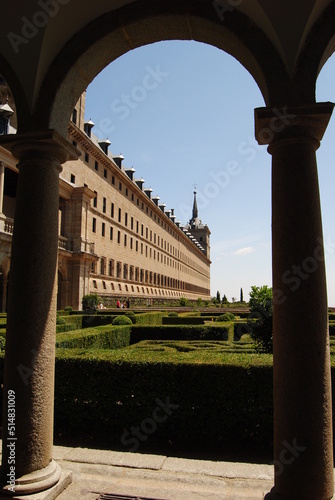cloister of the monastery of the Escorial