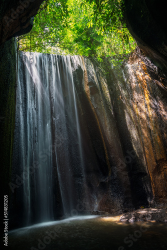 tropical waterfall tukad cepung