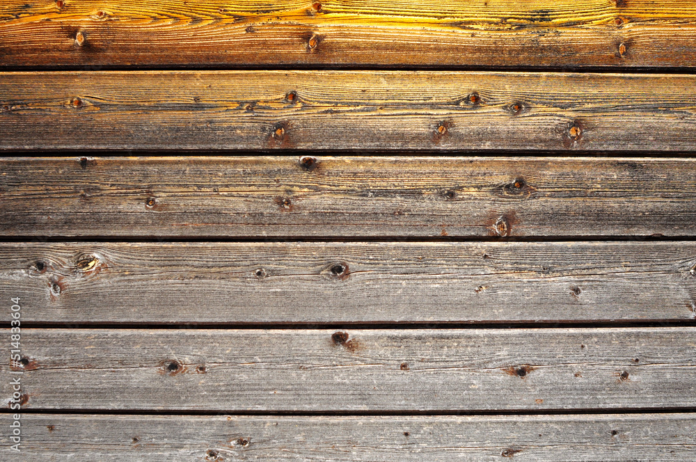 Fototapeta premium texture muro fatto di assi di legno vecchio 