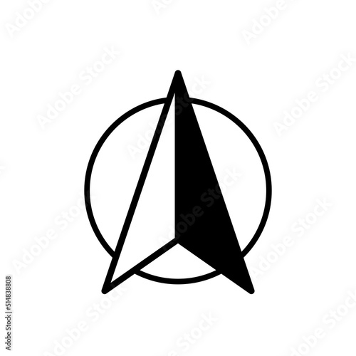  Arrow compass  - vector icon