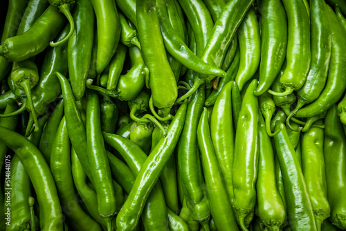  Raw Green Organic Serrano Peppers. green chili peppers