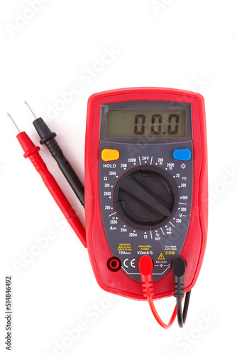 Plakat w ramie Digital multimeter isolated