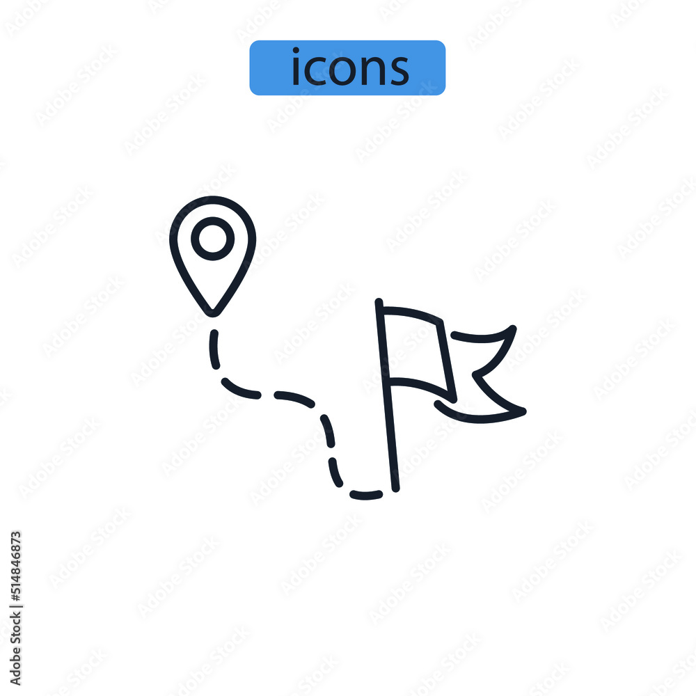 gps tracker icons symbol vector elements for infographic web gps tracker icons symbol vector elements for infographic web