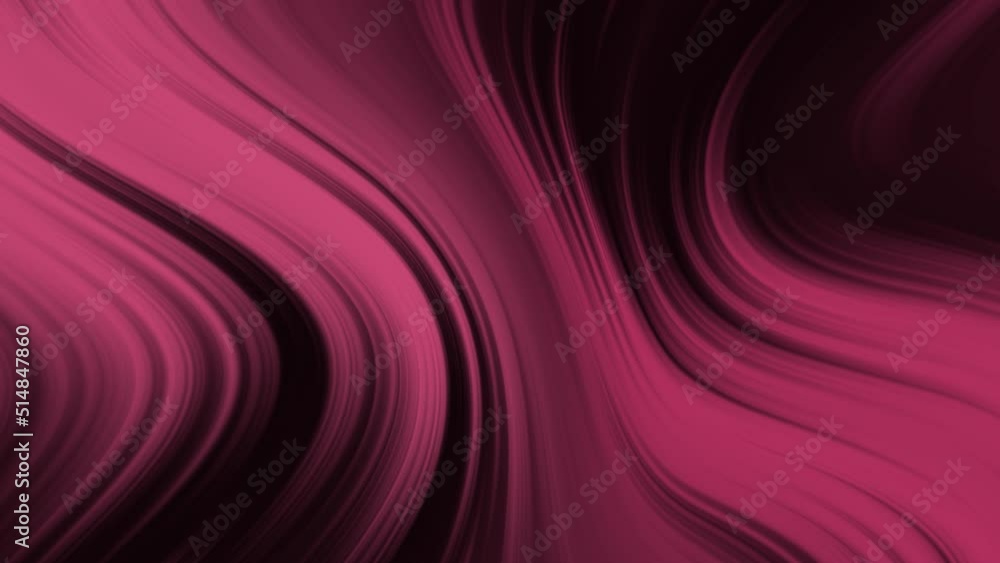Pink slowly waving background animation on black background. Pink slowly waving background animation on black background.
