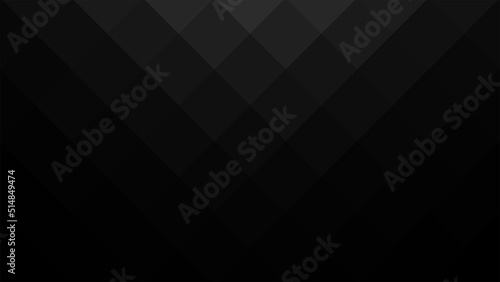 Black background. Polygonal shapes background