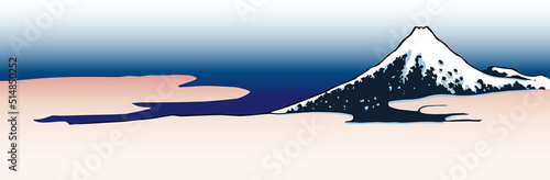 浮世絵　富士山　その1