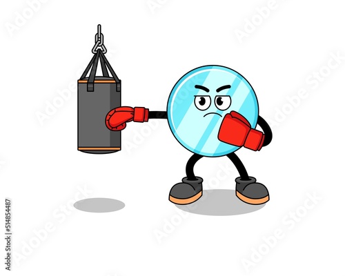 Illustration of mirror boxer