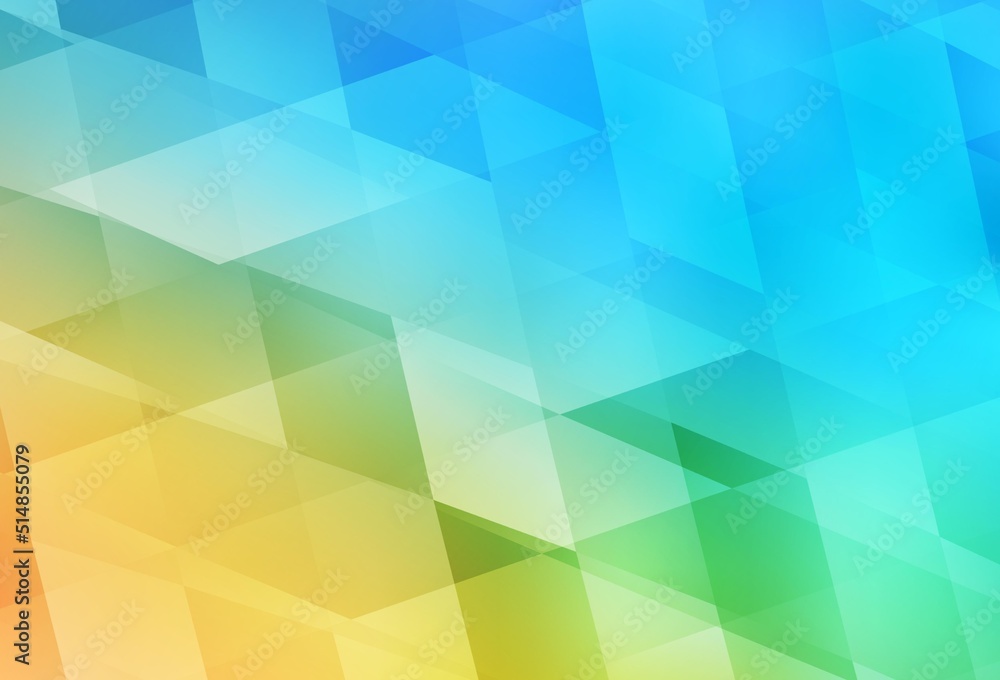 Light Blue, Yellow vector background in polygonal style. Light Blue, Yellow vector background in polygonal style.