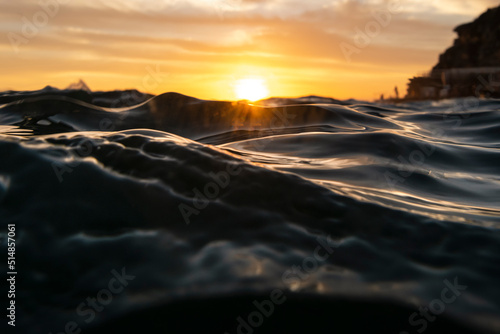 Canvas Print Sunrise over the ocean, Sydney, Australia