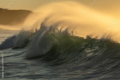 Motion blur photo of a large wave, Sydney Australia © Gary