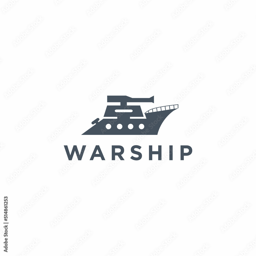 War ship logo