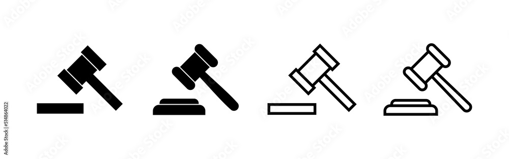 Gavel icon vector. judge gavel sign and symbol. law icon. auction hammer Gavel icon vector. judge gavel sign and symbol. law icon. auction hammer