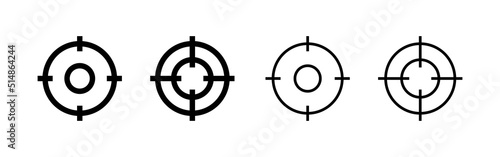 Target icon vector. goal icon vector. target marketing sign and symbol
