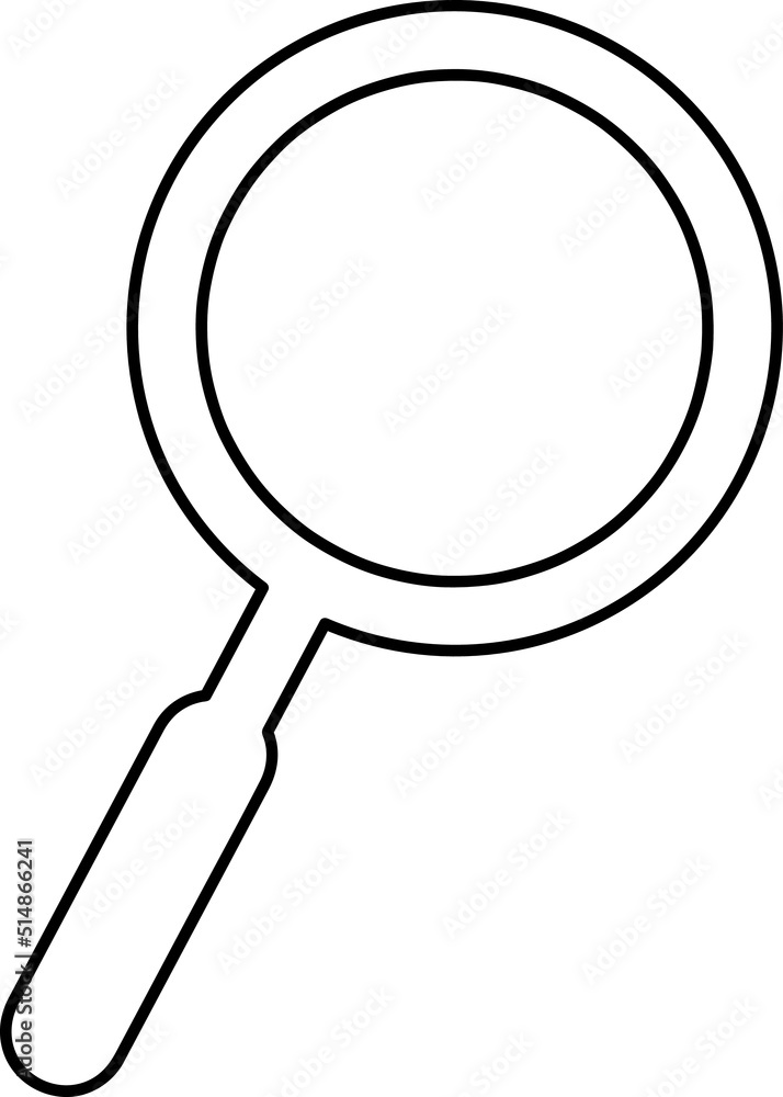 Magnify Glass Symbol Icon Vector Design Illustration line art. 1.eps Magnify Glass Symbol Icon Vector Design Illustration line art. 1.eps