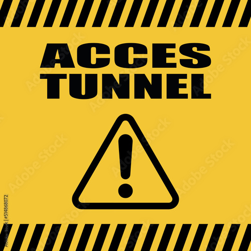 Logo accès tunnel.